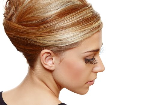 Beautiful full beehive hairstyle formal updo