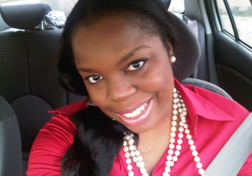 Relaxed hair leave out with long weave