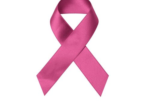 Pink breast cancer awareness ribbon 2