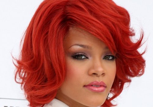 Rihanna red hair